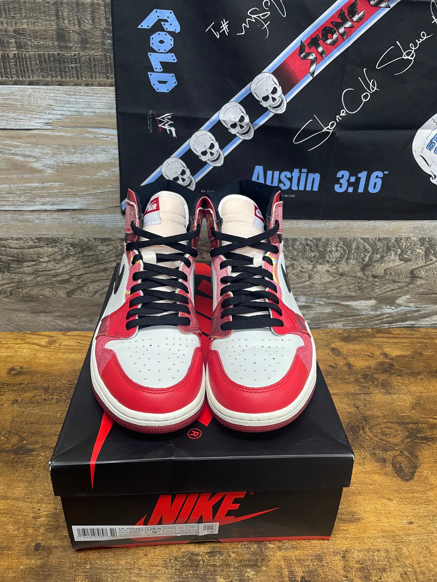 9.5 - Nike Air Jordan 1 High OG "Spider-Verse" sneaker