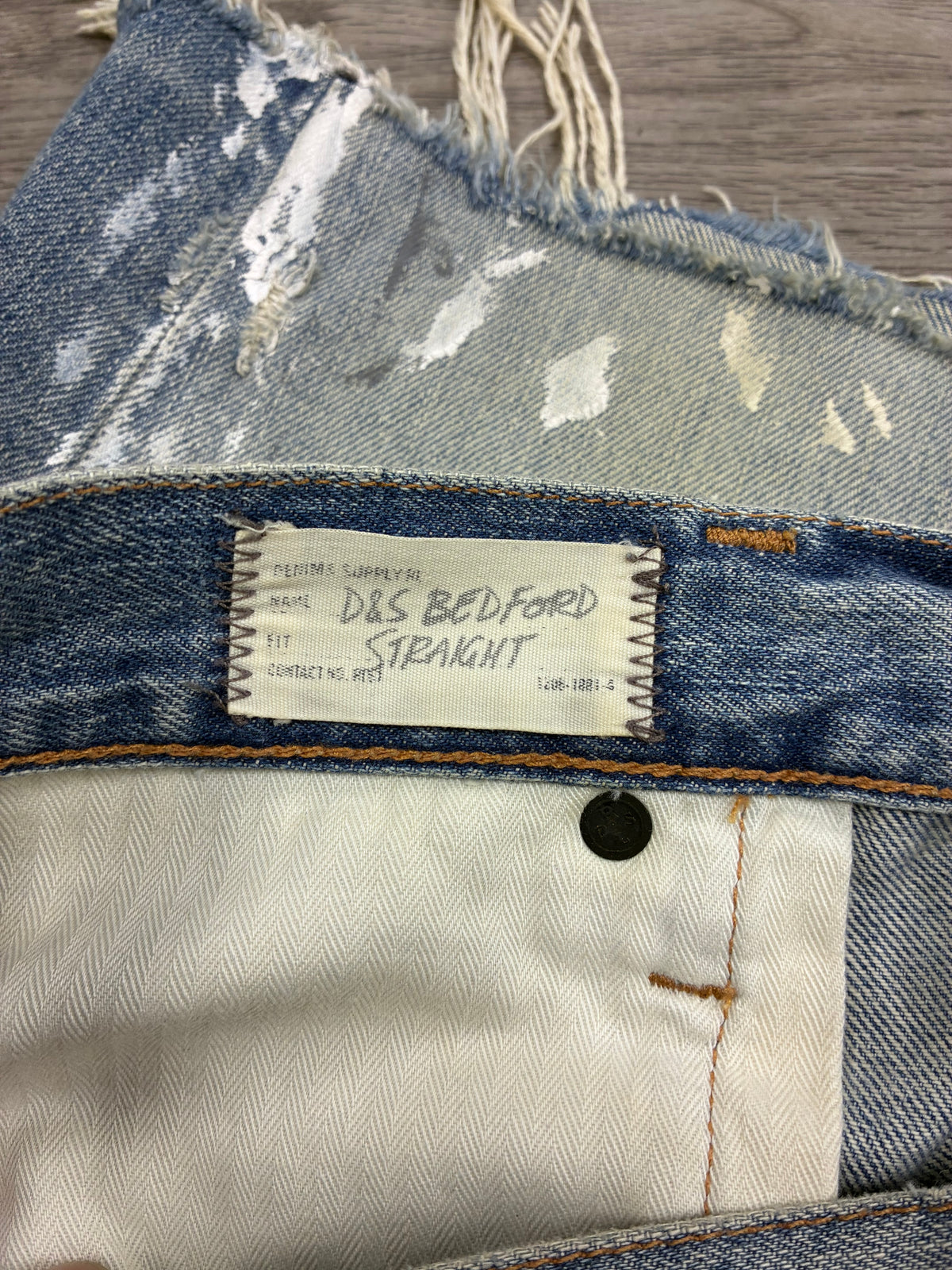33 - Polo Denim Supply Paint Shorts