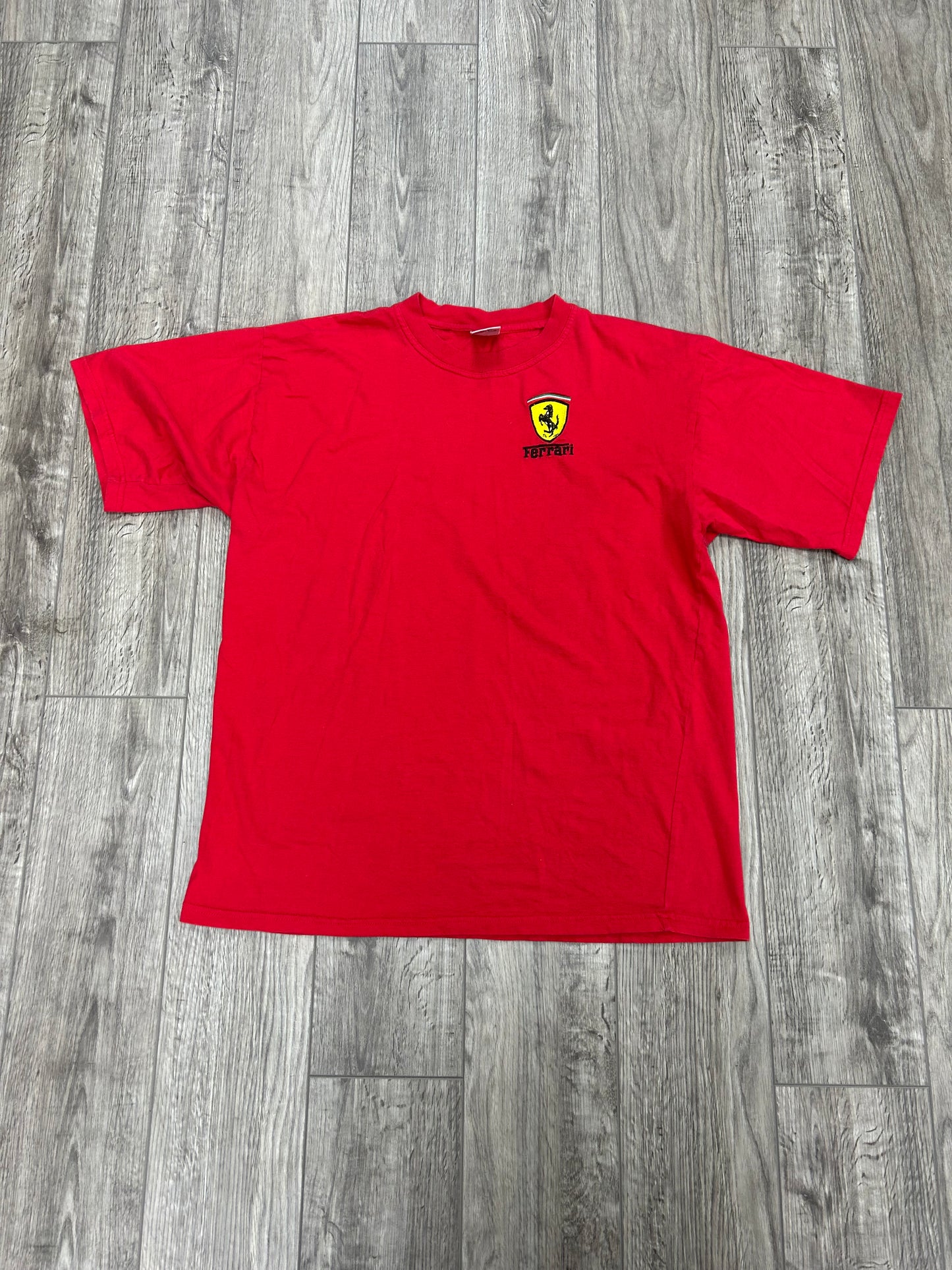 Ferrari Embroidered Tee Size 2XL