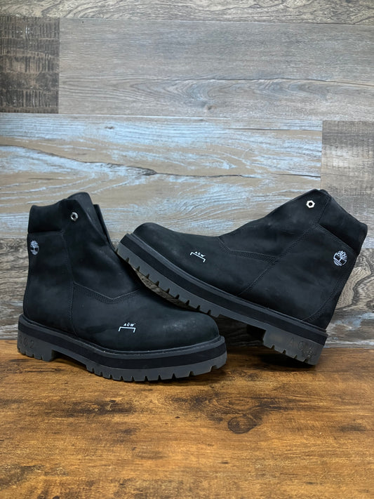 10W - Timberland x A-COLD-WALL\* 6-Inch Side Zip Boot in the "Jet Black"