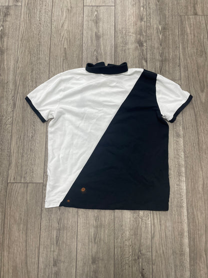L - Polo RL Split Black White