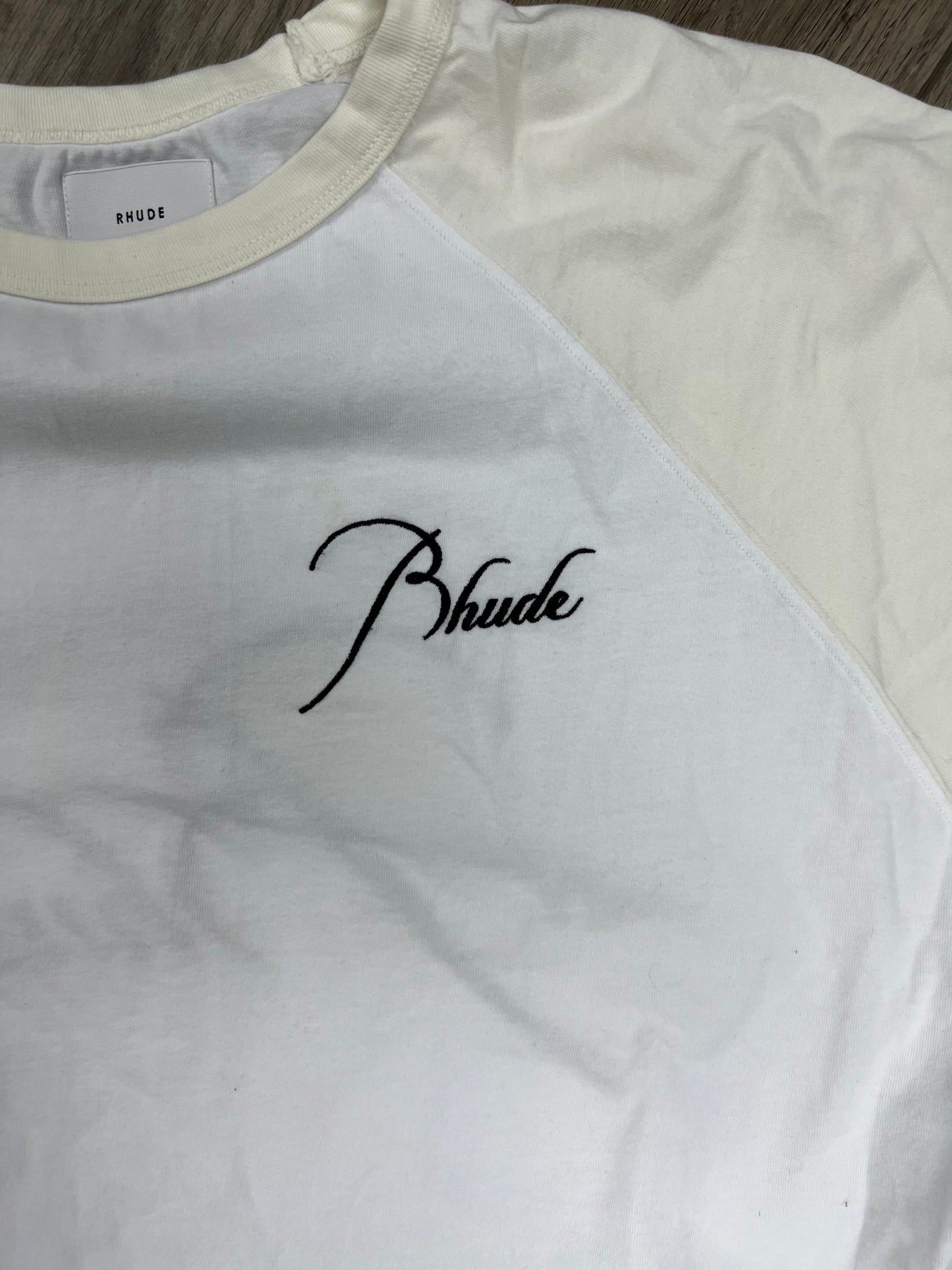L - Rhude Cream Tee