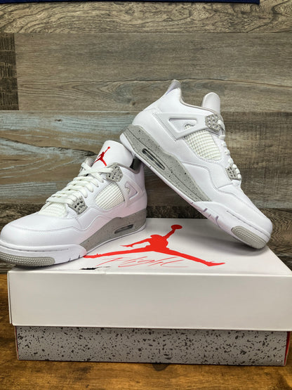 12-Air Jordan 4 Retro Mid White Oreo