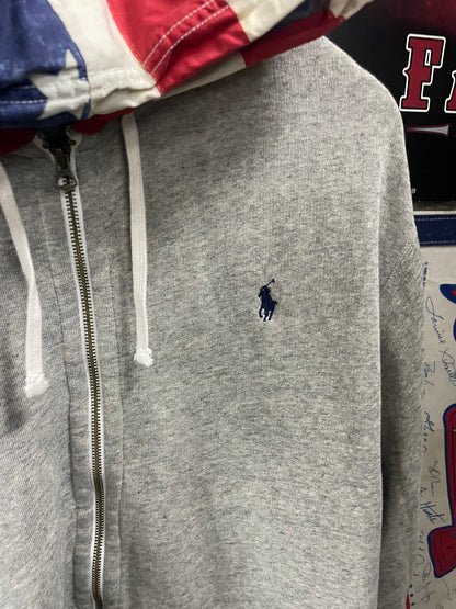 XXL - Polo By Ralph Lauren American Flag hooded zip