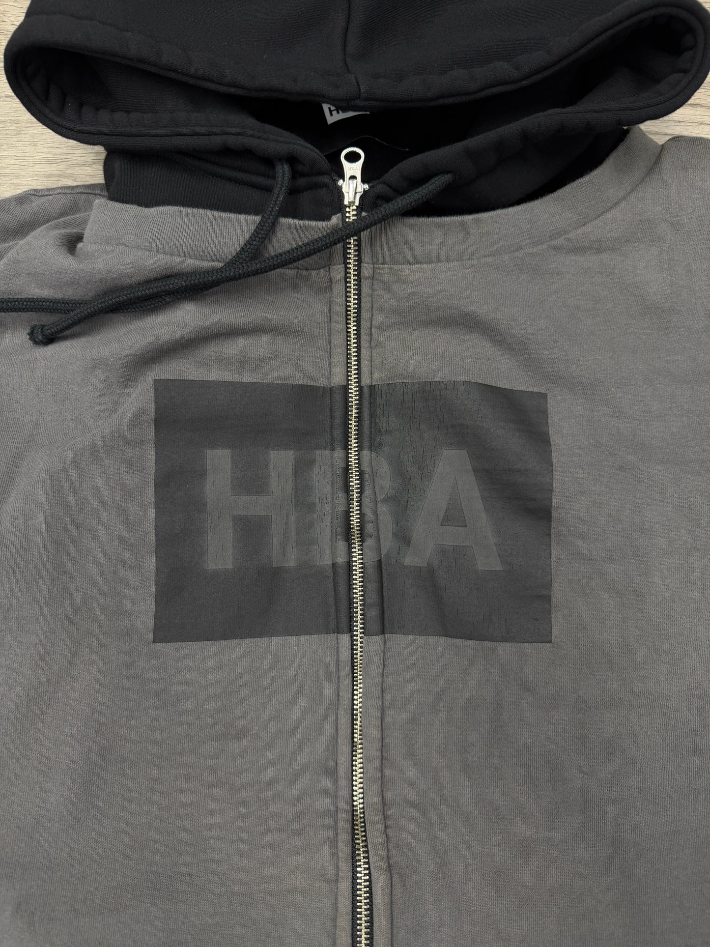XL - HBA Hood By Air Double Layered Zip up Hoodie