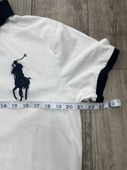 L - Polo RL Split Black White