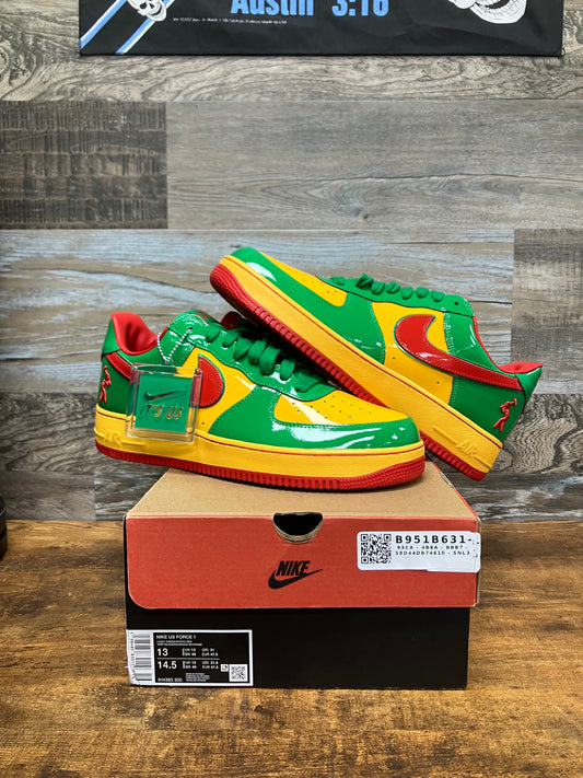 13 - Nike Air Force 1 Low Lil Yachty Concrete Boys "Lucky Green" sneaker