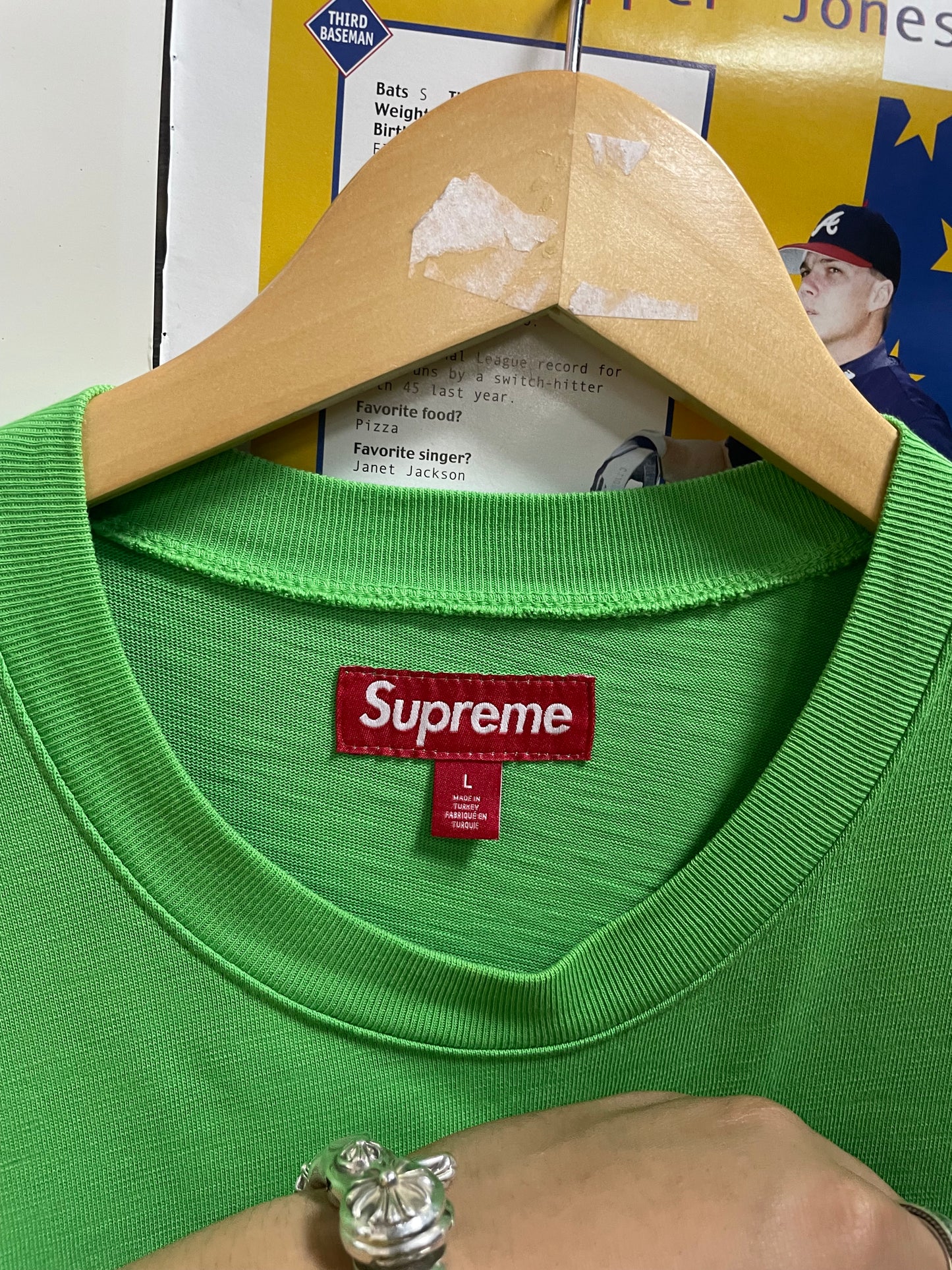 L - Supreme Studded S/S Football Top