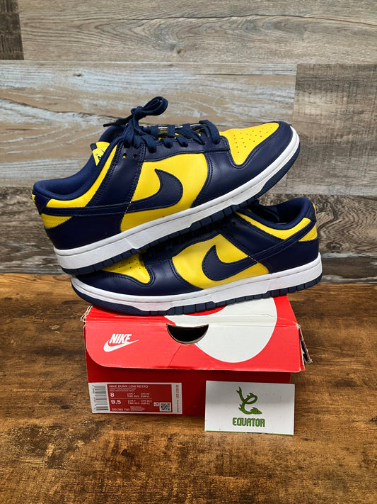 Dunk Low Michigan Size 8
