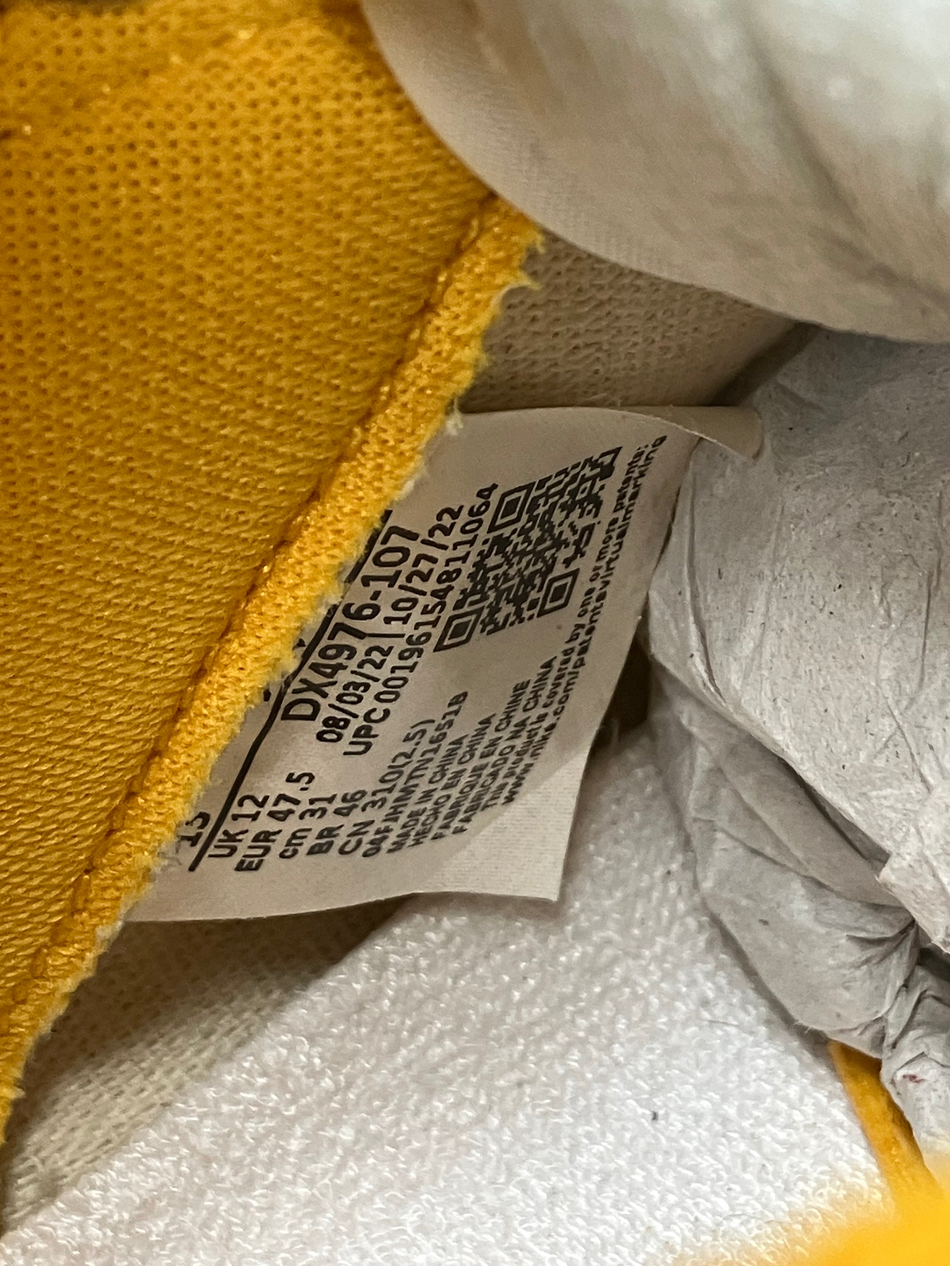 Jordan Air Ship University Gold Size 13 – equator