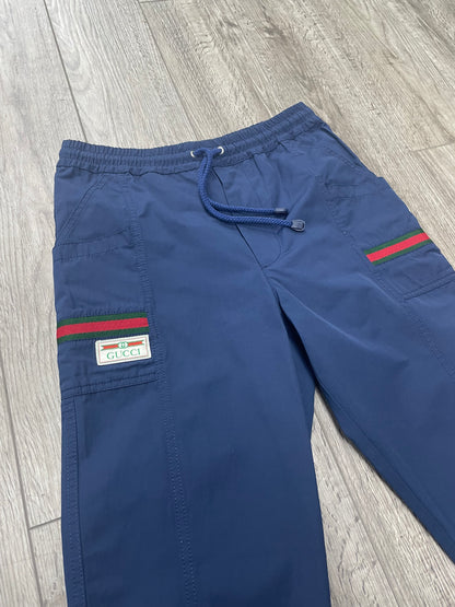 Gucci Web Striped Trim Patch Waist 28in