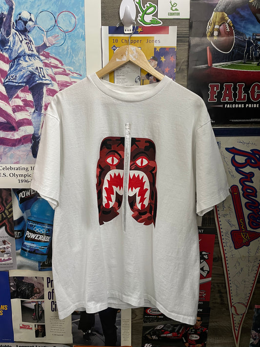 XL - BAPE Check Tiger Tee