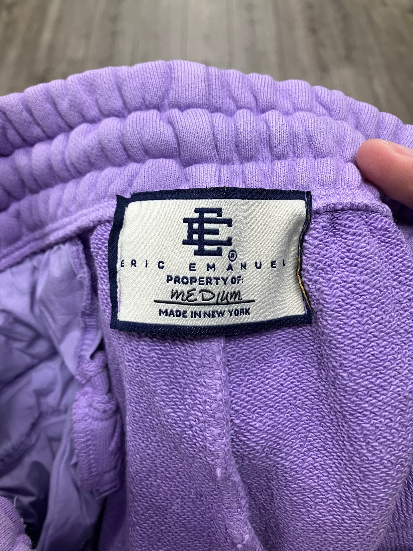 Eric Emmanuel Sweatpants Lavender Size Medium