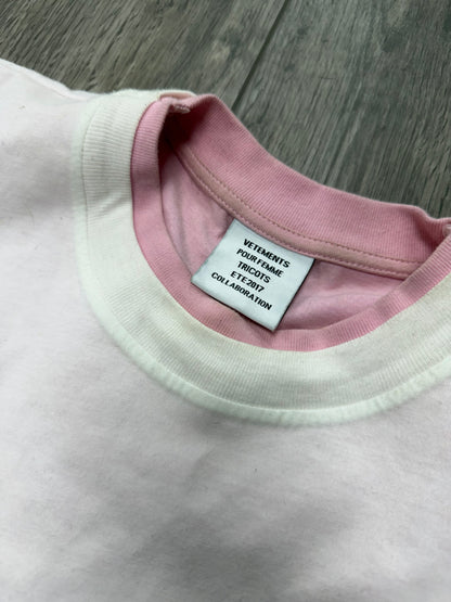 VETEMENTS x Galeries Lafayette double-layer t-shirt XS