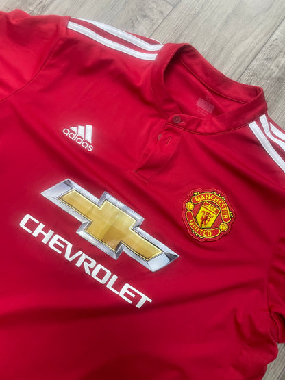 Manchester United 2017-18 Home Jersey XL