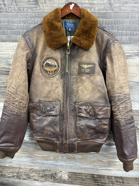 Polo Ralph Lauren G-1 Leather Shearling Bomber Jacket