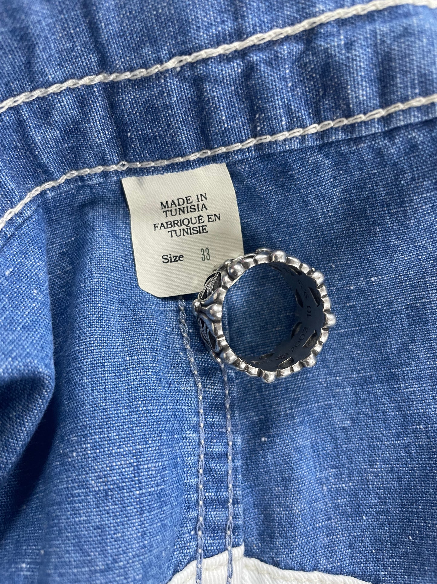 RRL Indigo Cotton-Linen Chambray Shorts