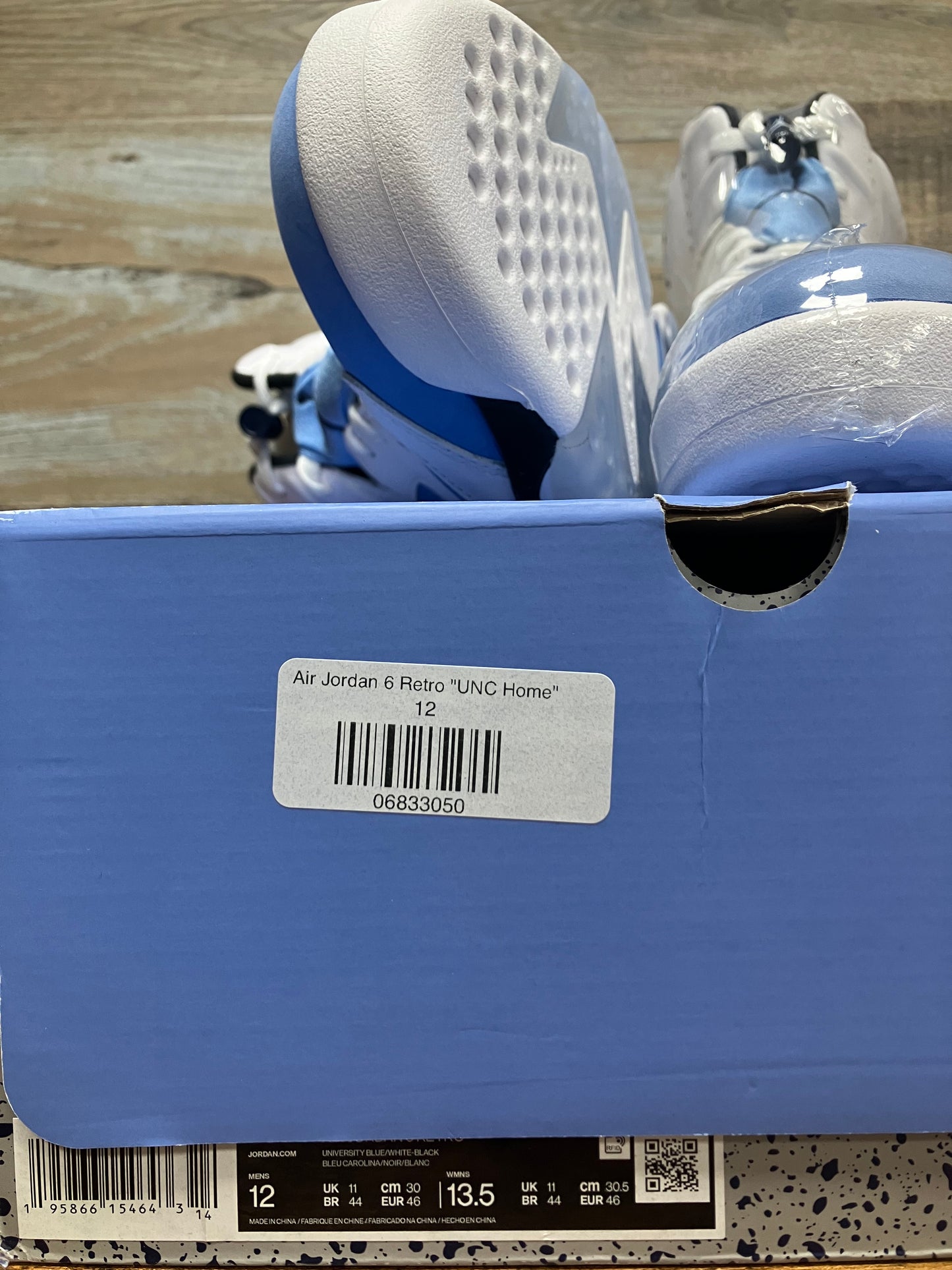 12-Air Jordan 6 Retro UNC Blue