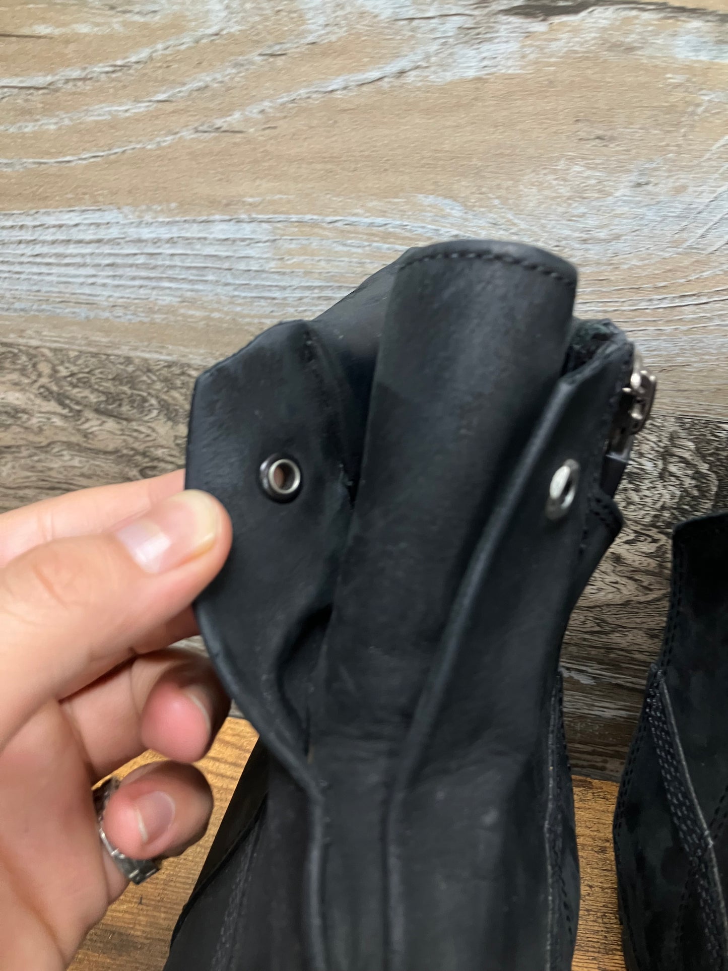 10- Timberland x A-COLD-WALL\* 6-Inch Side Zip Boot in the "Jet Black"