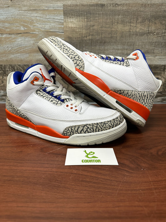 Jordan 3 Knicks Size 11.5