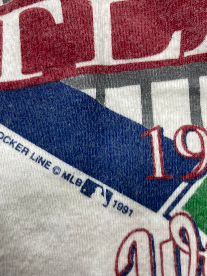 1991 Braves World series Size Large