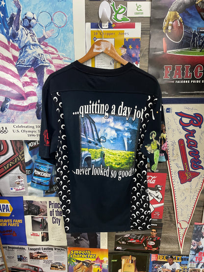 M - Marine Serre I've got Glitter in my veins Reconstructed Tee