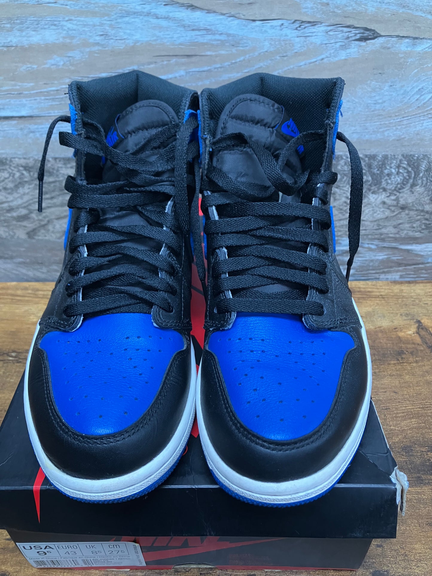 Air Jordan 1 Royal Blue Sz 9.5