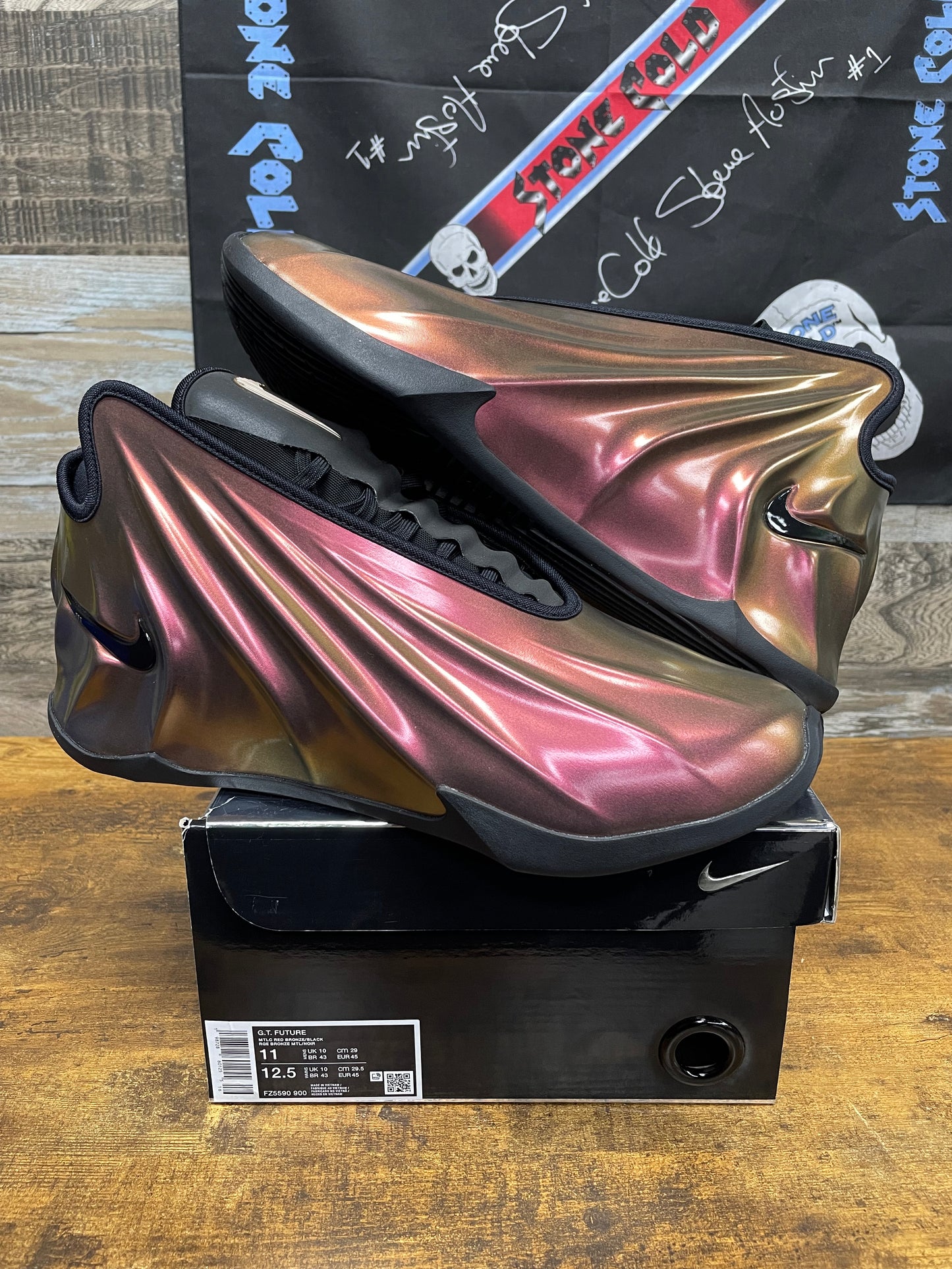 Nike GT Future Metallic Red bronze Size 11