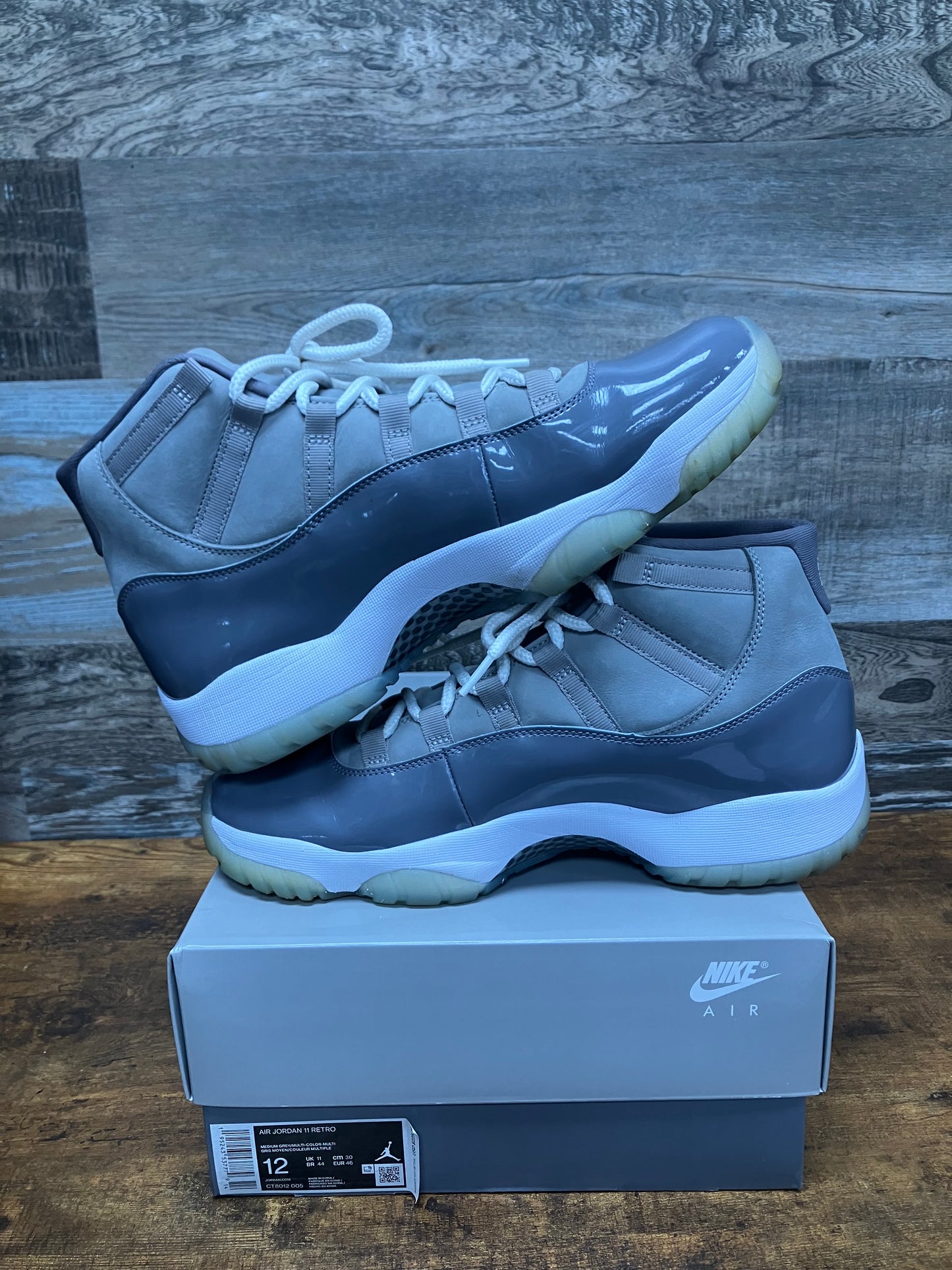 Jordan 11 Cool Grey Size 12