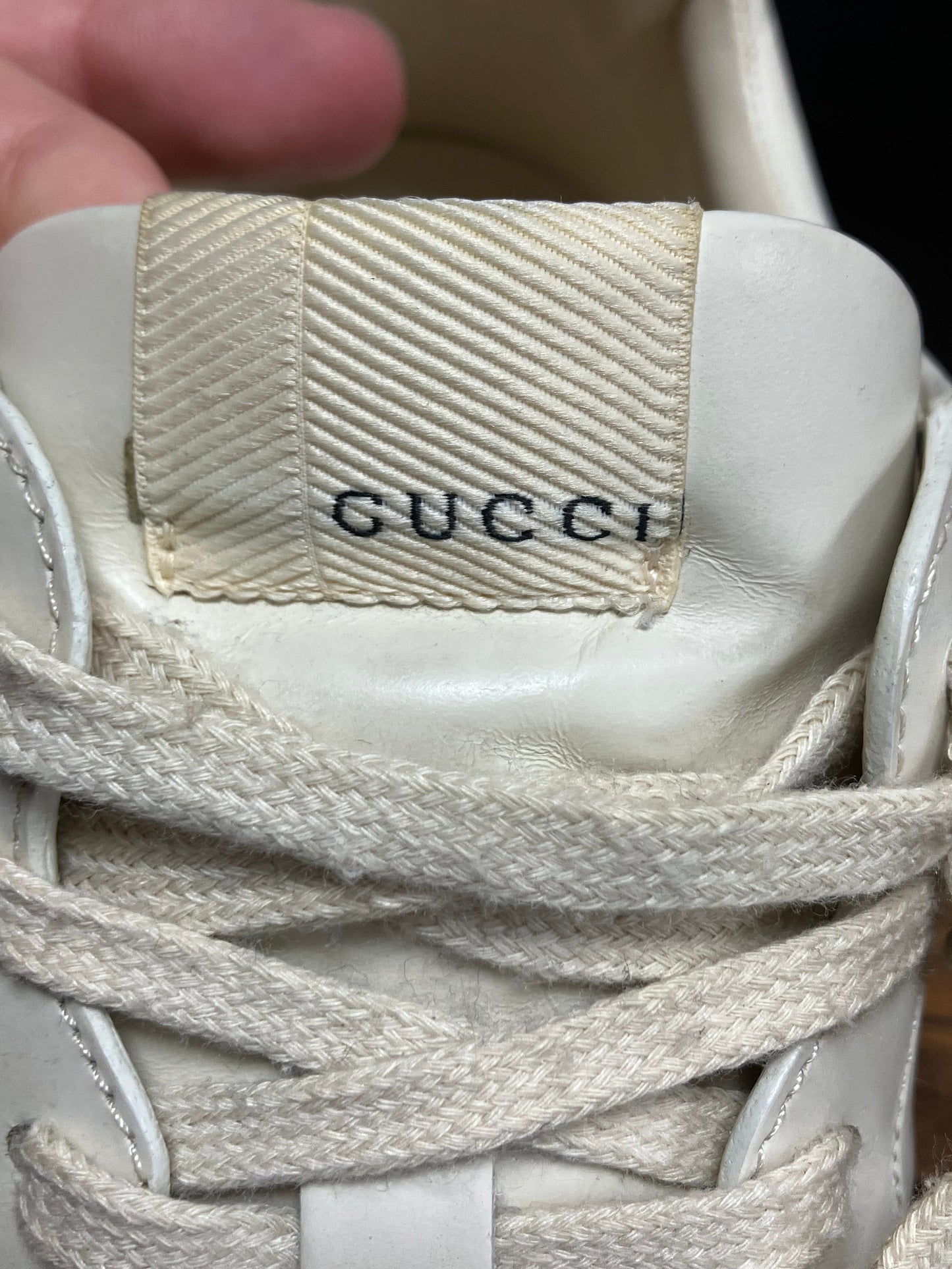 Gucci Cream Rython Size 8