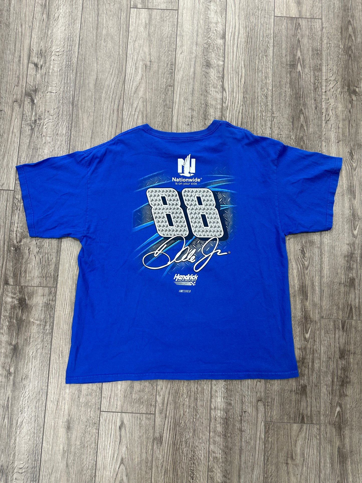 Dale Earnhardt Jr blue tee size 2XL