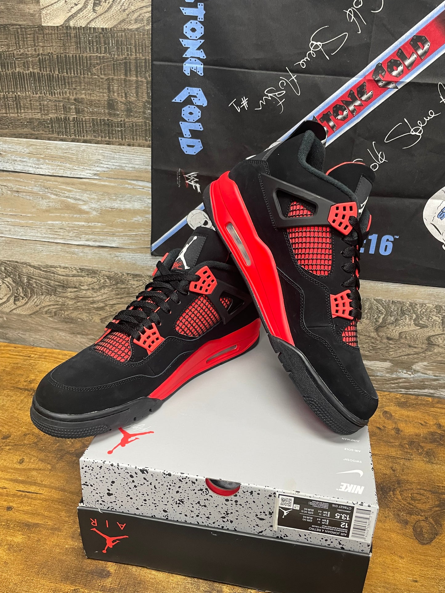 12 - Nike Air Jordan 4 Red Thunders