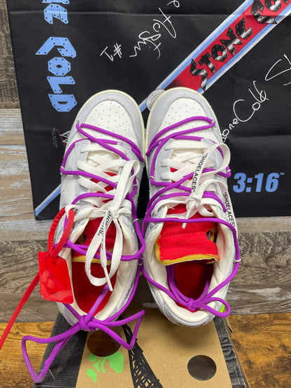 8.5 - Off White Lot Dunk 45/50