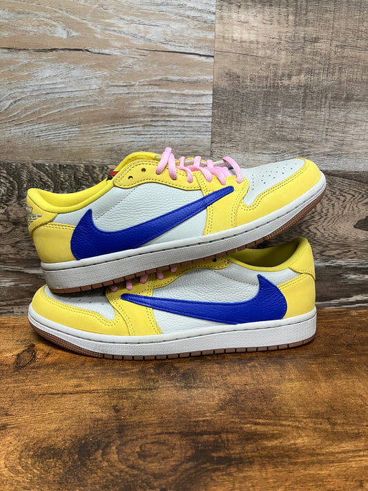 Jordan 1 Low Travis Scott Canary Size 9W/7.5M