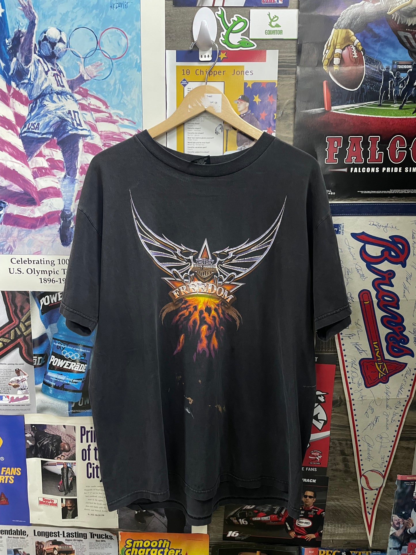 XL - Vtg Harley-Davidson "Freedom" Tee