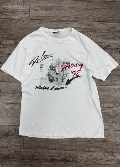 M- Polo Ralph Lauren Holiday 1992 tee
