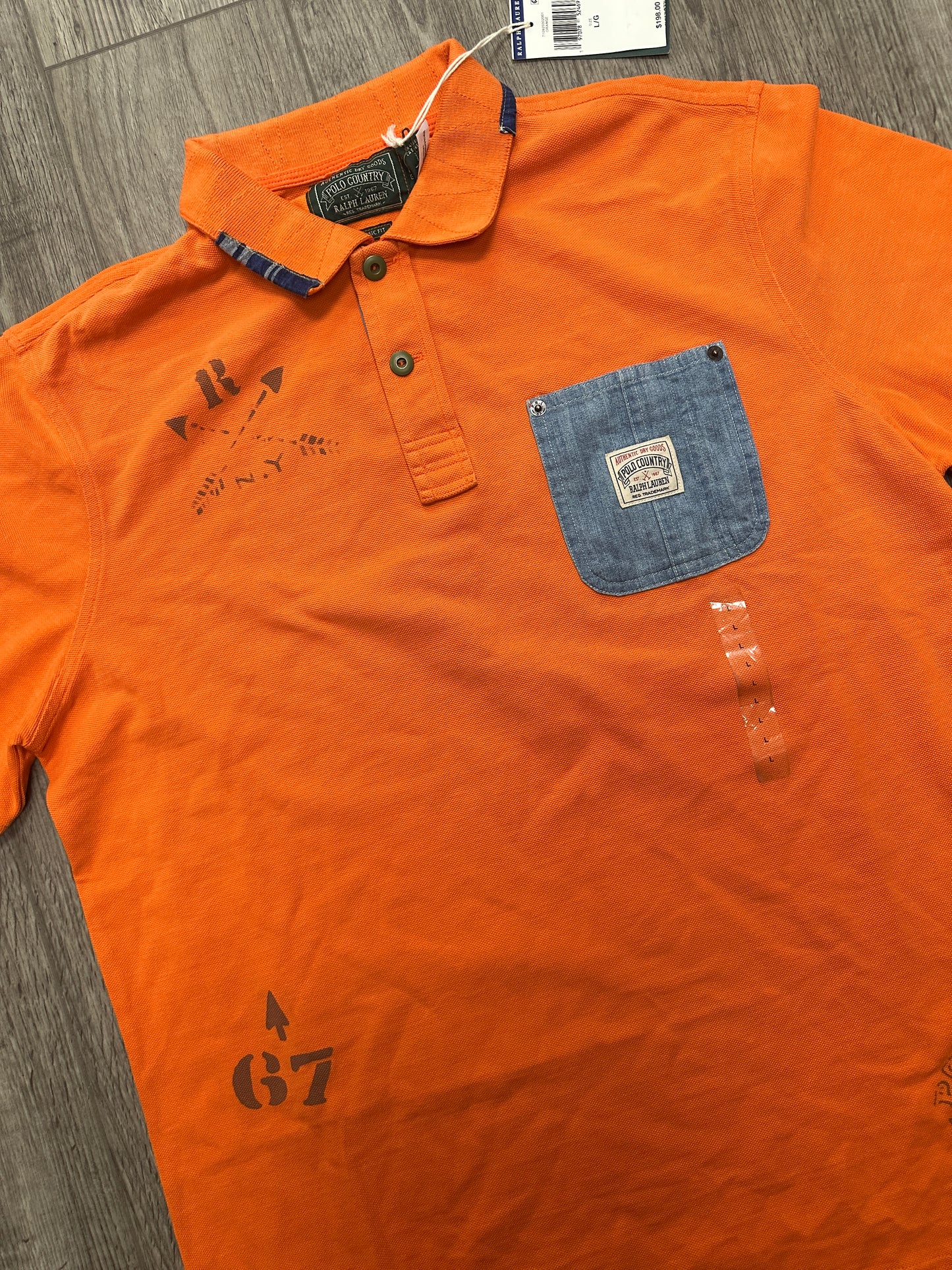 Polo Country RL Eagle Shirt Size L