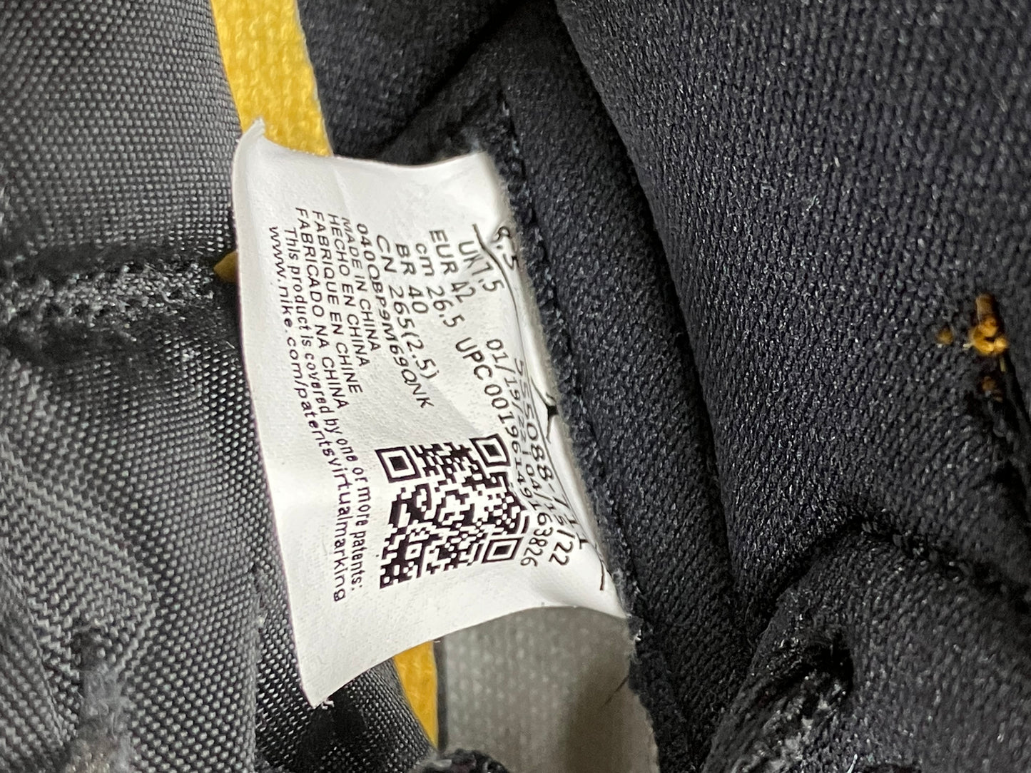 Air Jordan 1 Taxi Sz 8.5