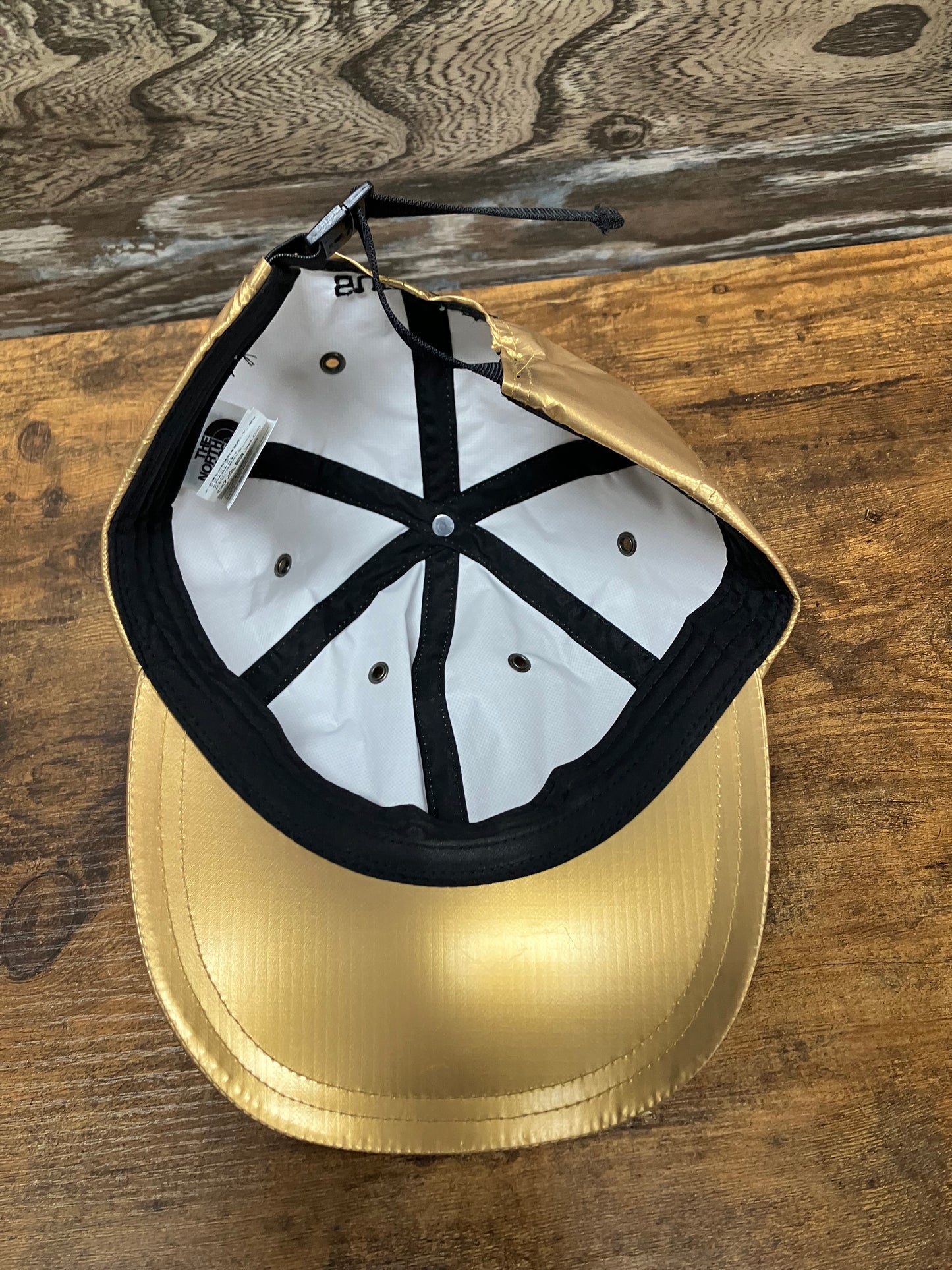 Supreme North Face Six Panel Gold OS