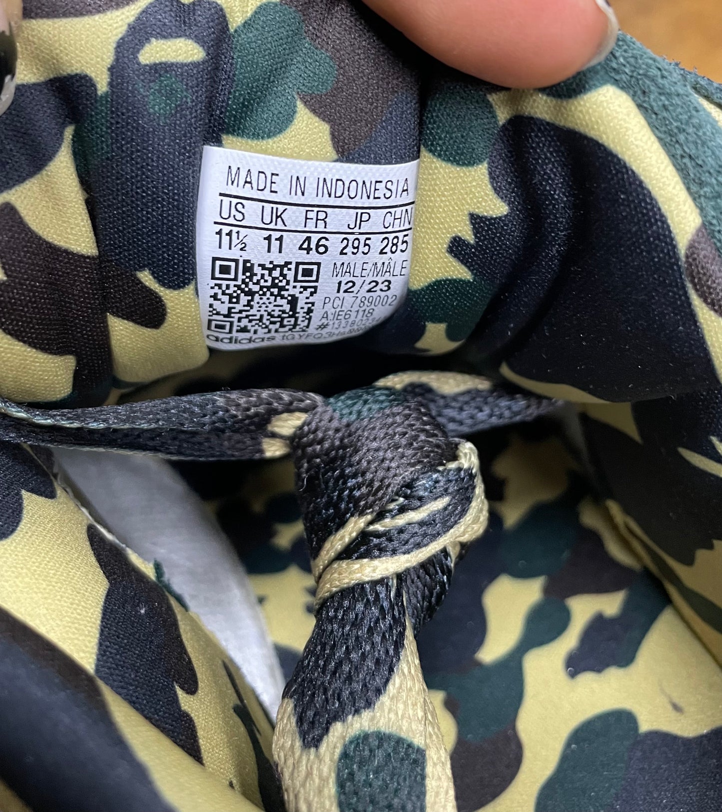 Adidas NRTN Bape Sand camo Size 11.5