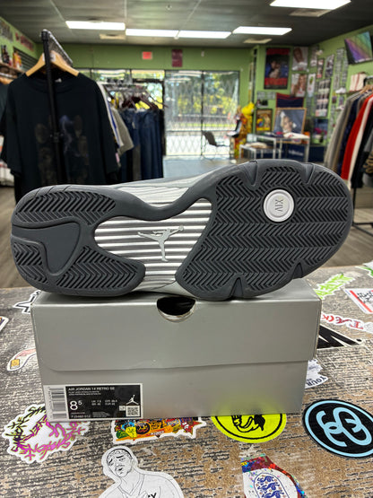 8.5 - Jordan 14 Flint Grey New