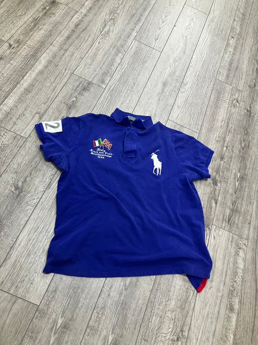 Ralph Lauren Italy Track and Field Polo L