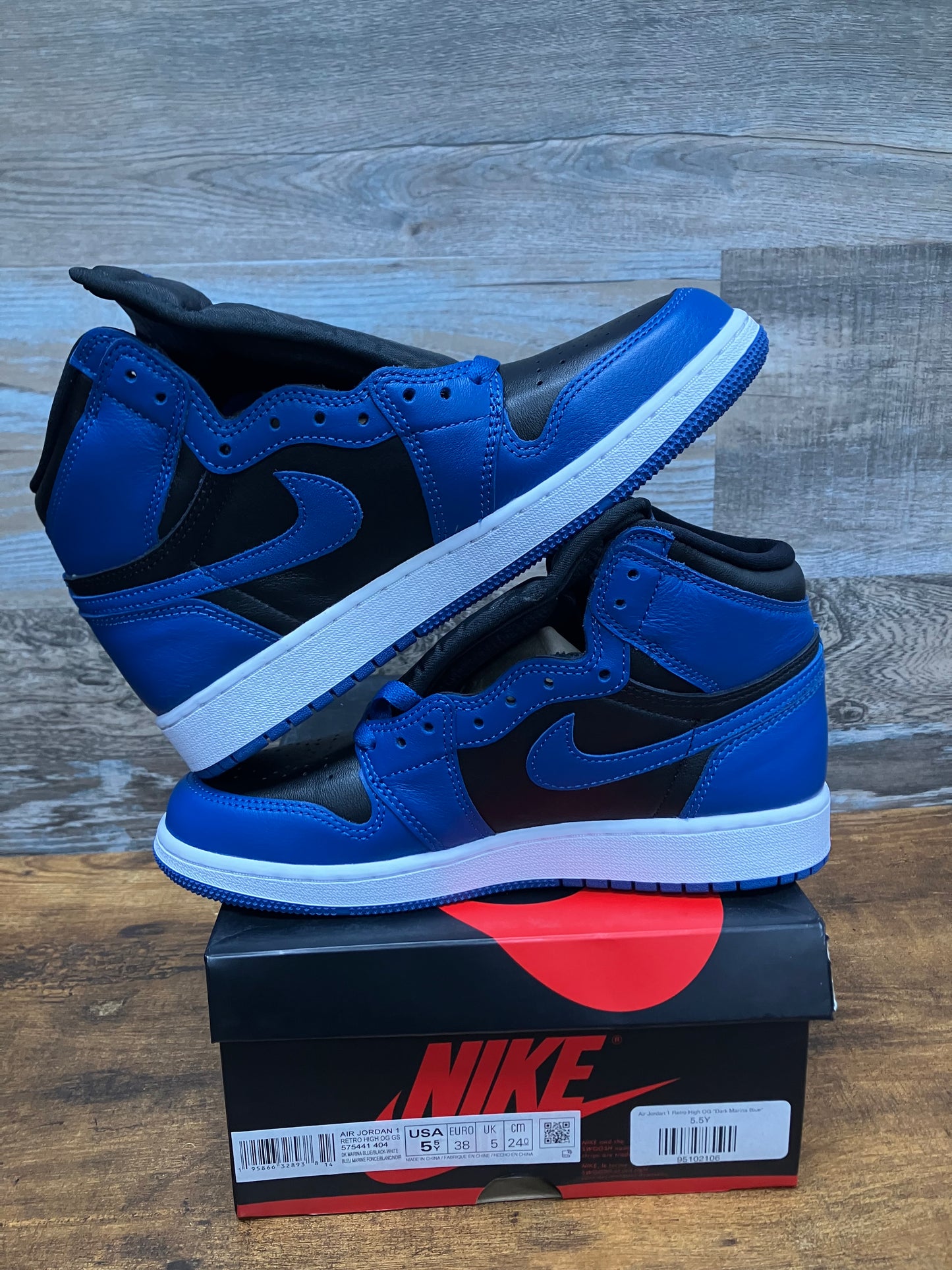 Jordan 1 Marina Blue Size 5.5