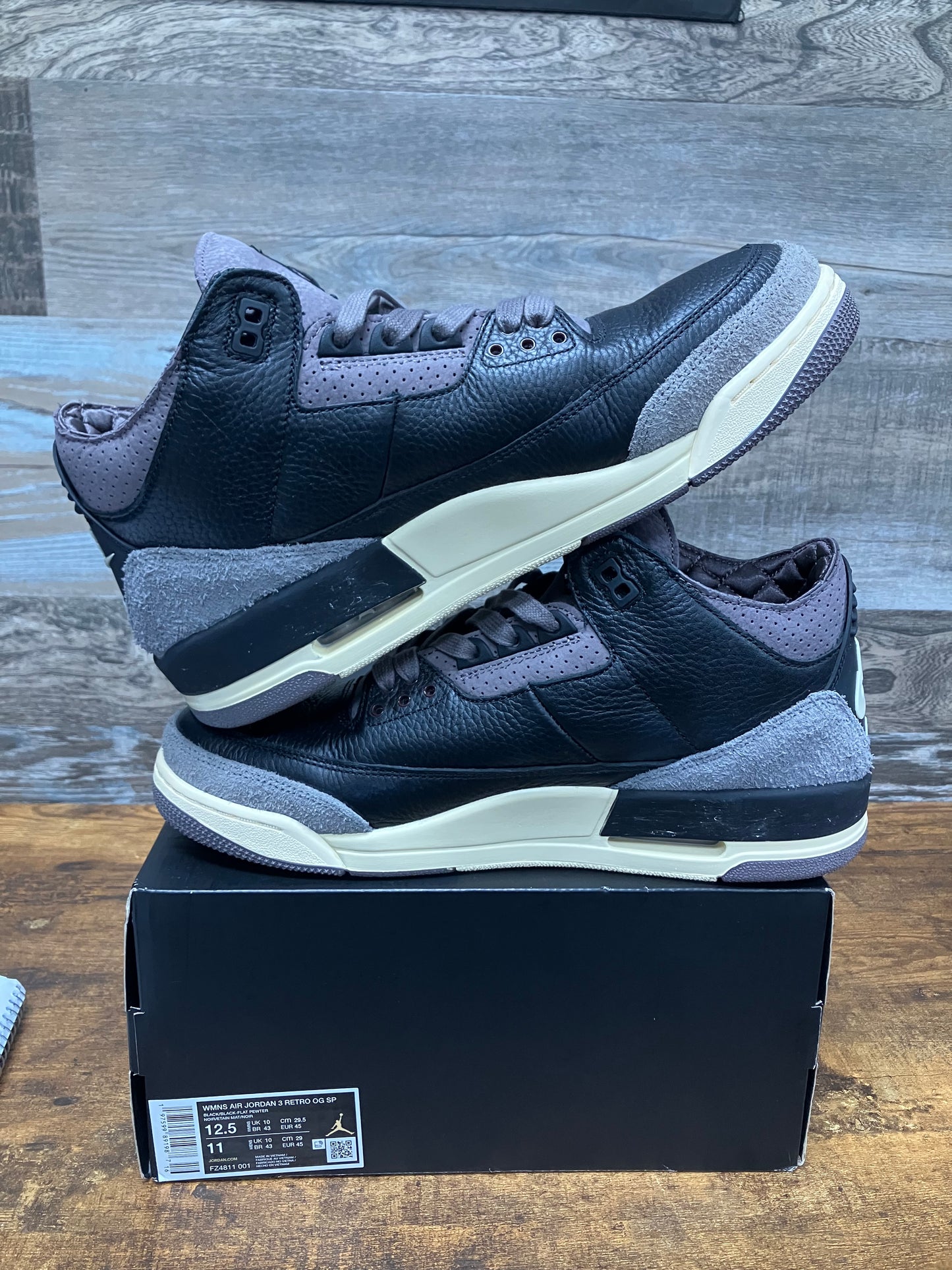 Jordan 3 A Ma Maniere WYWS Size 12.5W/11M