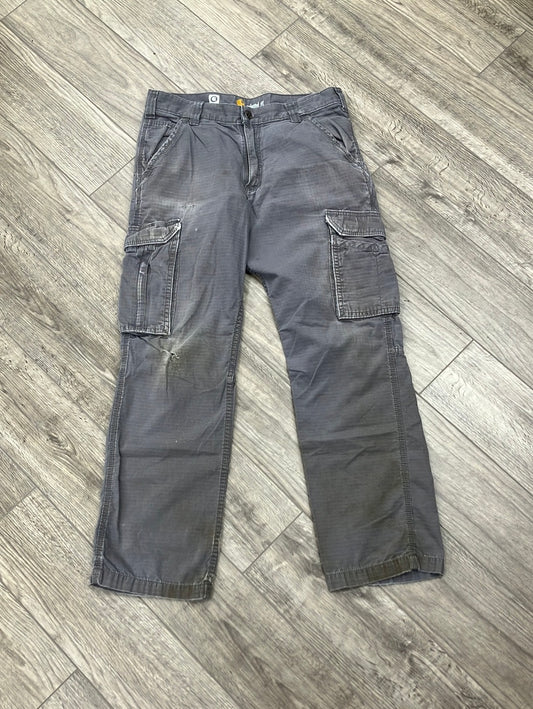 Carhartt Relaxed Fit Grey Cargo Pants Size 31x32