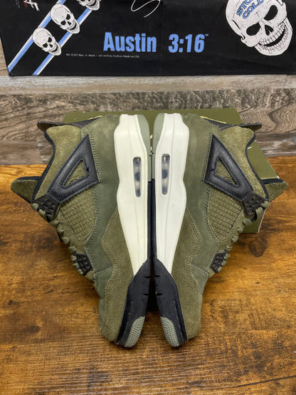 8-Air Jordan 4 Olive Craft