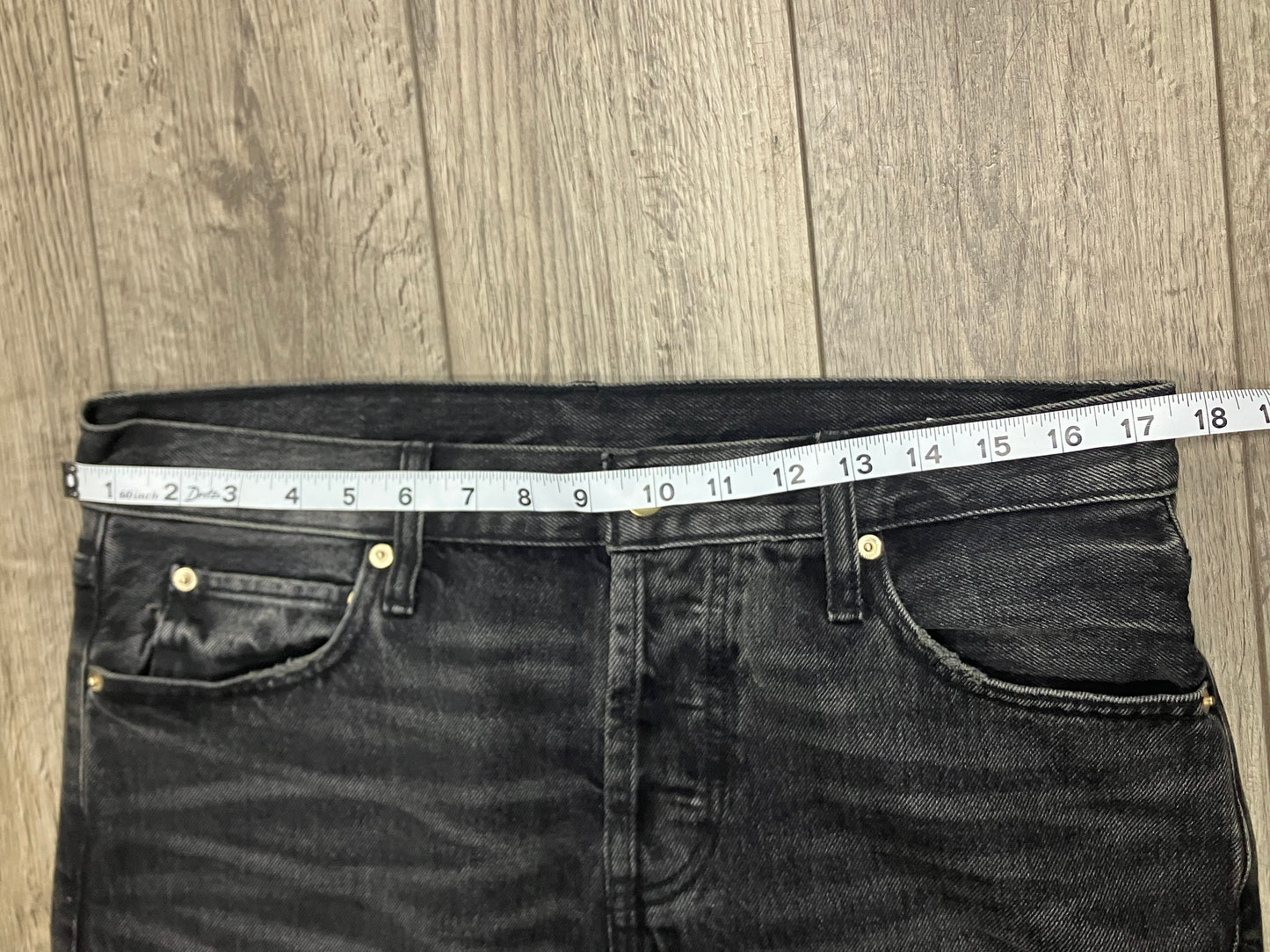 31 - Fear Of God Essentials Black Wash Denim