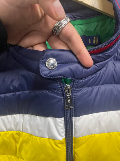 L - Polo Ralph Lauren Striped Packable Down Vest