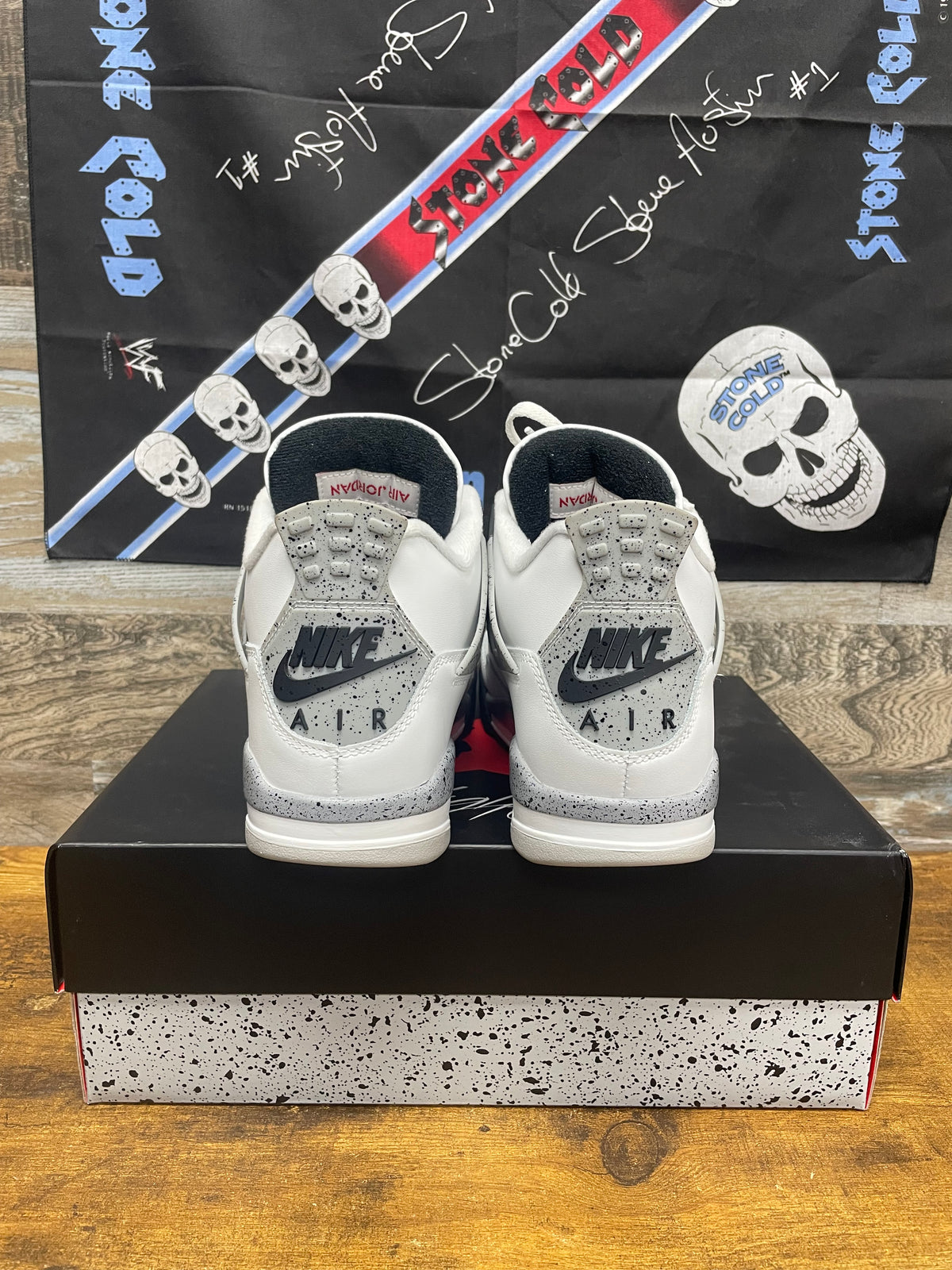 8.5 - Air Jordan 4 Retro White Cement