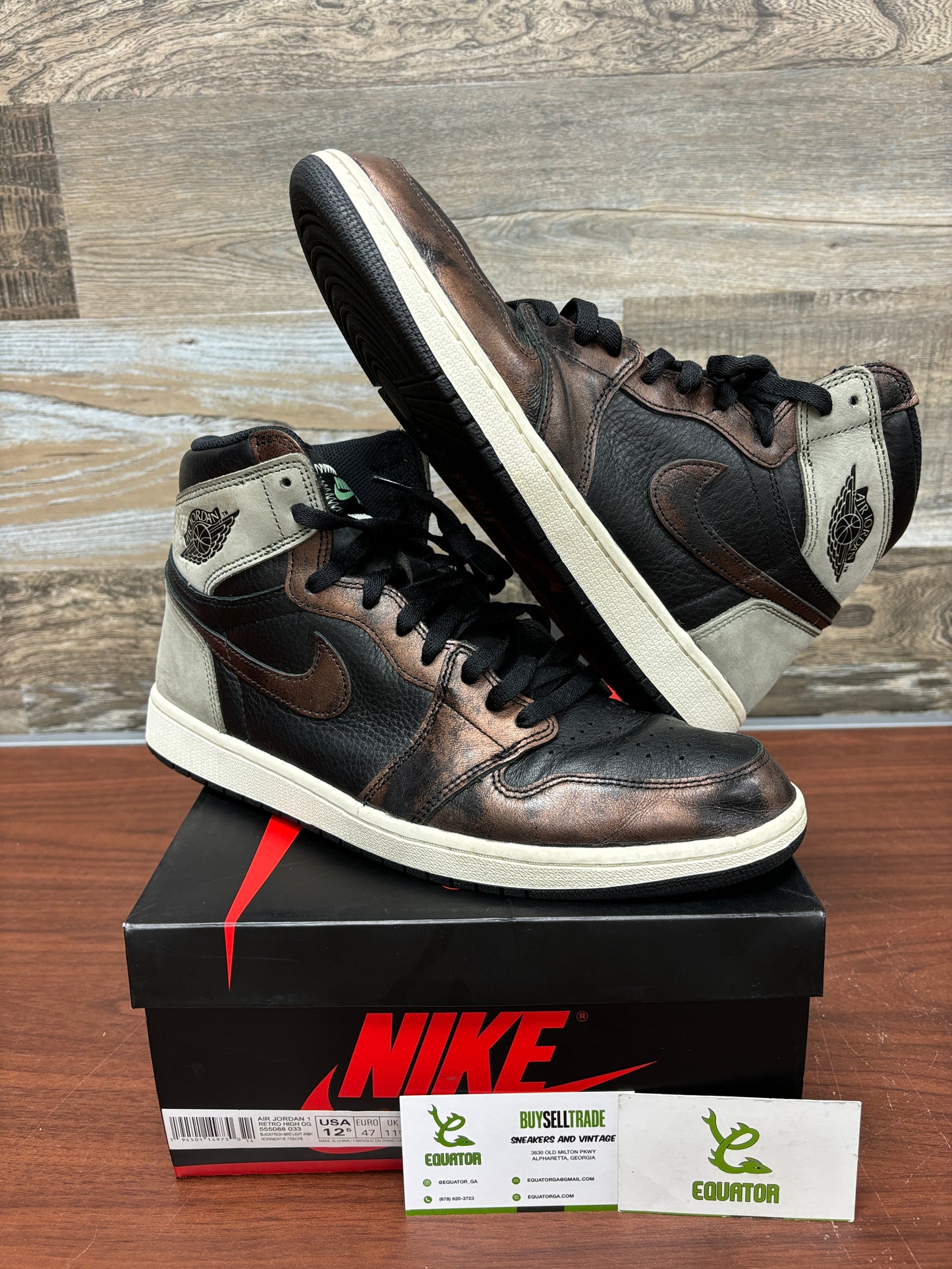 Air Jordan 1 high patina 12.5